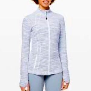 Lululemon Define gray and white jacket size 8